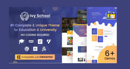 IvyPrep Theme WP GPL Education & School