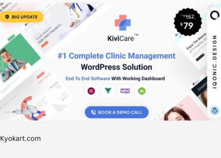 KiviCare Theme WP GPL–Medical Clinic & Patient Management