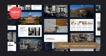 Hoteller Hotel Booking Latest Version Theme WP GPL