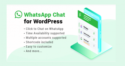 WhatsApp Chat For WordPress WP GPL Plugin