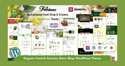Foodano Natural Food Shop WP GPL Theme