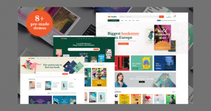 Bookio Book Store WooCommerce WP GPL Theme