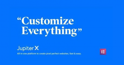 JupiterX Elementor Multi-Purpose Responsive Websites Theme WP GPL