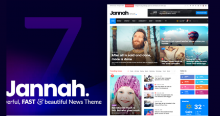 Jannah News Theme Newspaper Magazine WP GPL Theme
