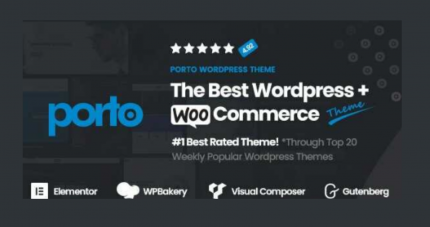Porto Theme Multipurpose WooCommerce WP Gpl
