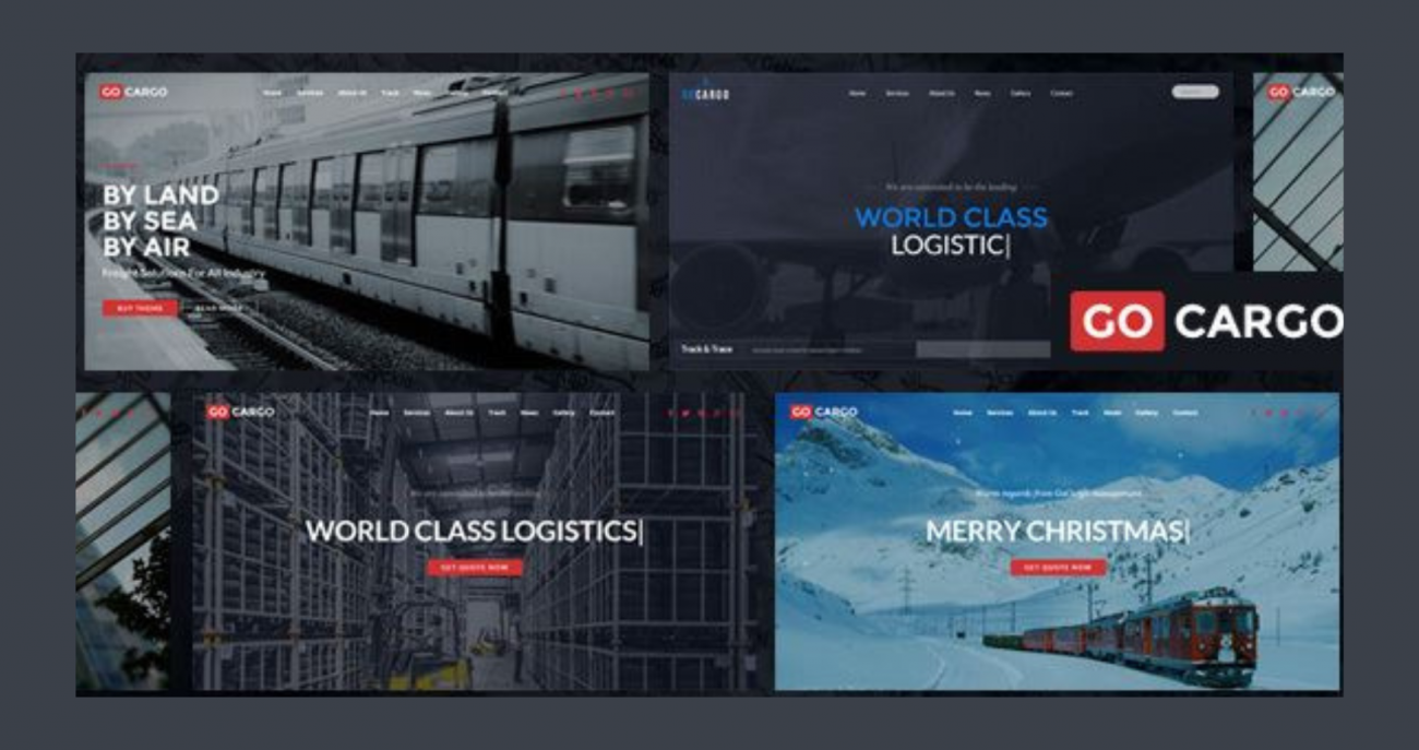 GoCargo Logistics & Transportation WordPress WP GPL Theme