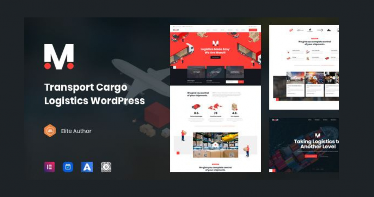 Moovit Transportation Logistics WordPress Theme WP GPL