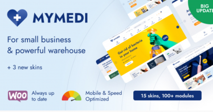 MyMedi WooCommerce WordPress Website theme