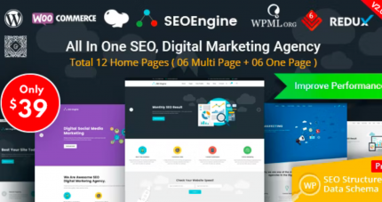 SEO Engine Digital Marketing Agency WordPress Theme