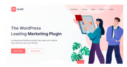 ULike Pro WordPress Leading Marketing WP GPL Plugin